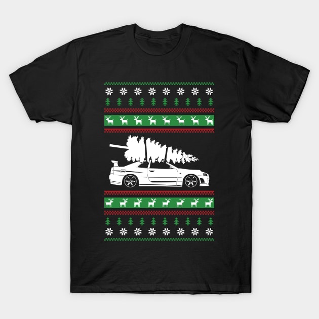 Christmas Nissan GTR R34 T-Shirt by racingfactory